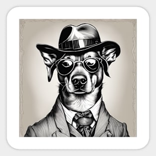 sherlock dogs (marven) Sticker